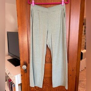 Old Navy Light Green Ribbed Pants